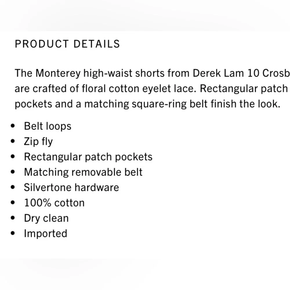 Derek Lam 10 Crosby Monterey Matcha Green Shorts - Picture 15 of 15